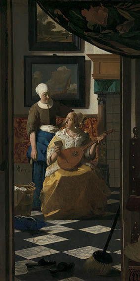 De liefdesbrief - Johannes Vermeer